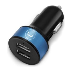 Cargador UNNO TEKNO para carro – 2 puertos USB – PW5002BK