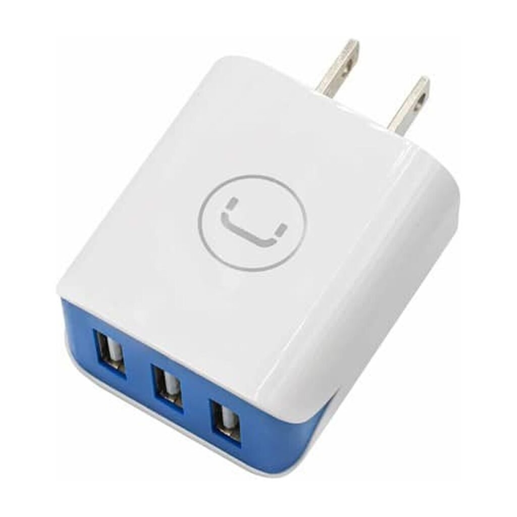 Cargador UNNO TEKNO para celular de pared – 3 puertos USB Carga rapida 3.1A – PW5054WT