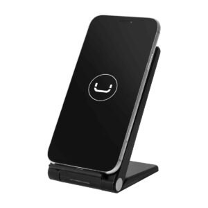 Cargador UNNO TEKNO stand con carga inalambrica – 15w – PW5113BK