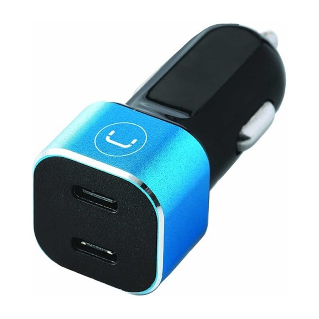 Cargador UNNO TEKNO para carro Dual USB C PD40W