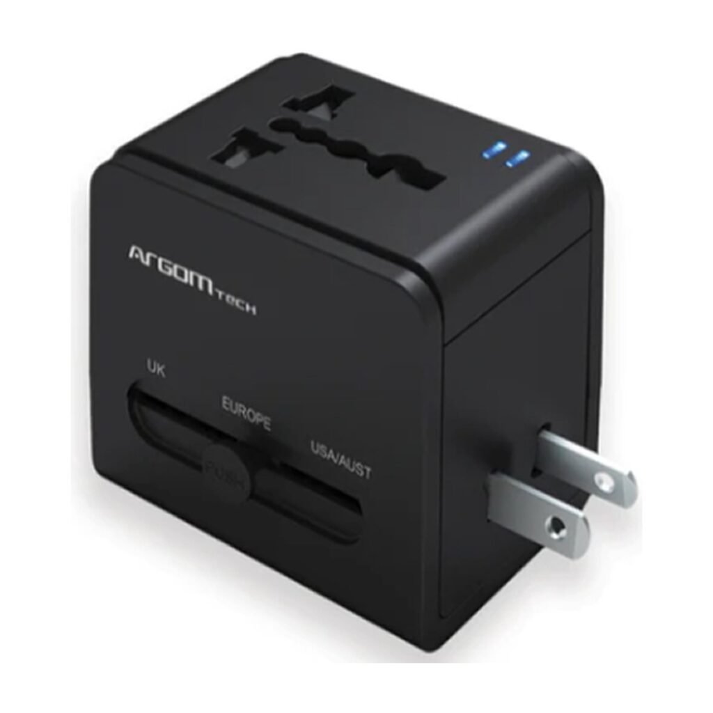 Cargador Argom Universal Travel Adapter Fast Charge – ARG-AC-0298BK