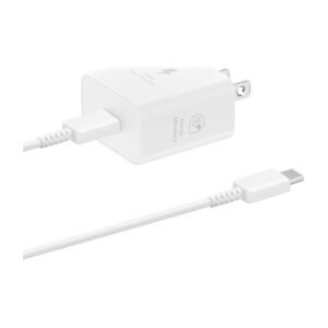 Cargador Samsung 25W con Cable – Tipo C – Blanco – EP-T2510XWTGTW