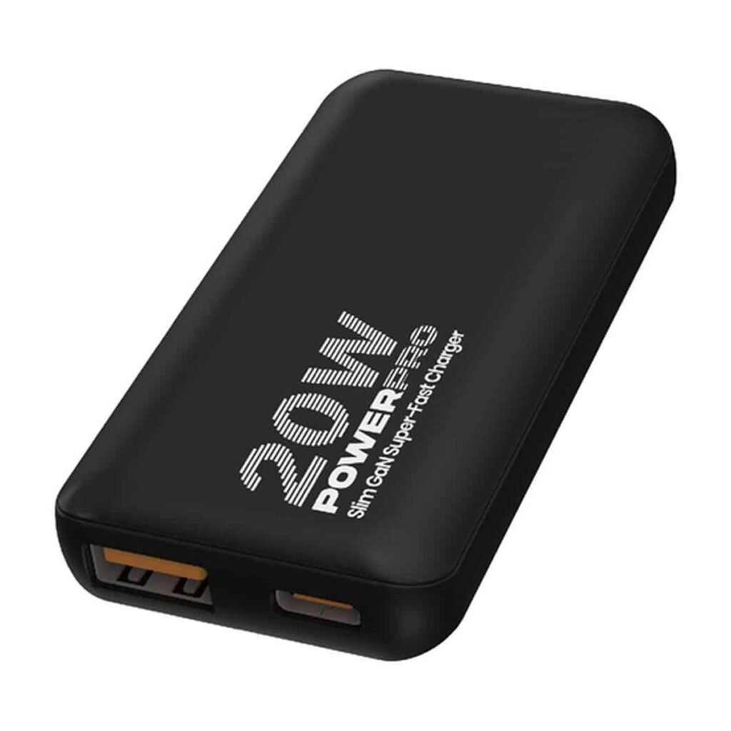 Cargador UNNO TEKNO Portatil Power Pro – Super Fast Dual Port 20W – Negro – PW5067BK
