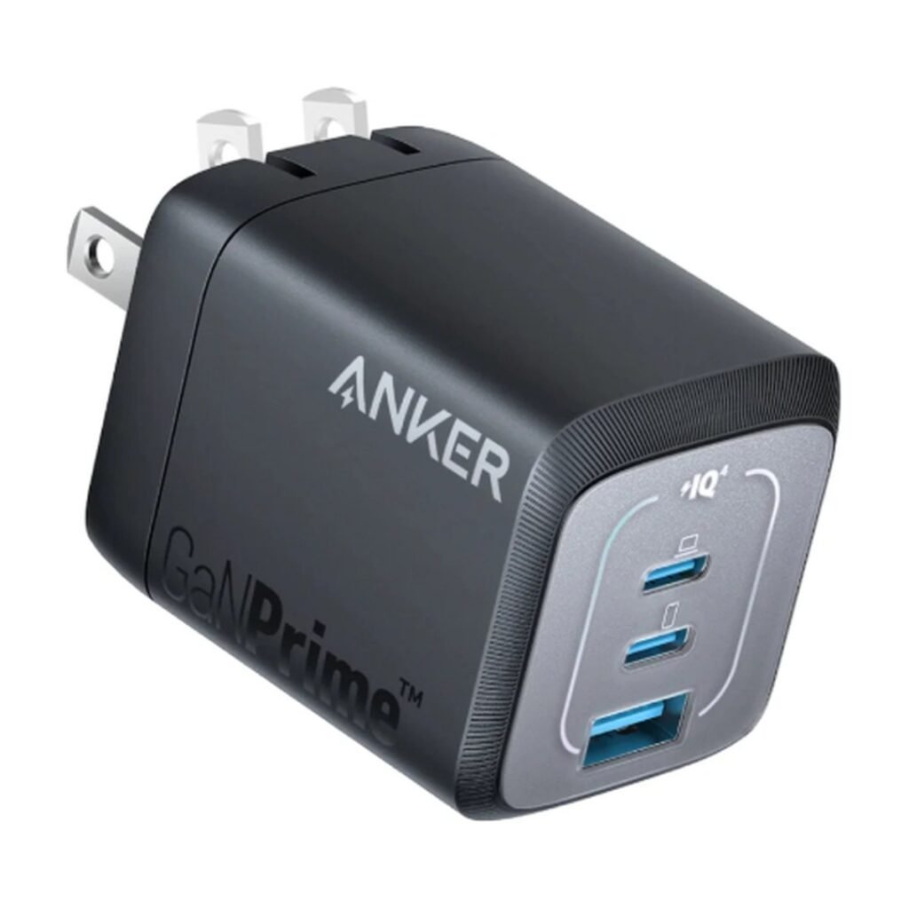 Anker Cargador Triple Prime – 67W – Negro