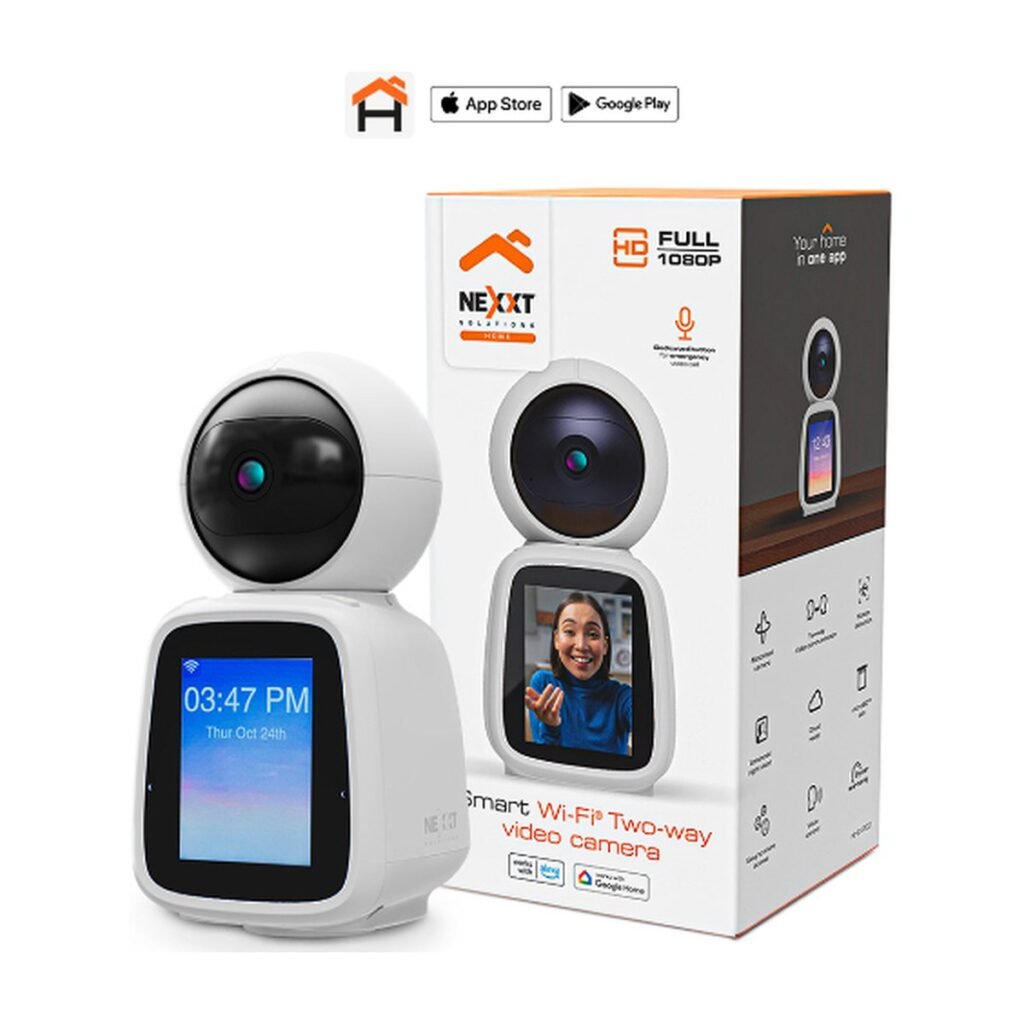 Camara Inteligente De Dos Vias Nexxt Home – FHD – Blanca – NHC-IP20