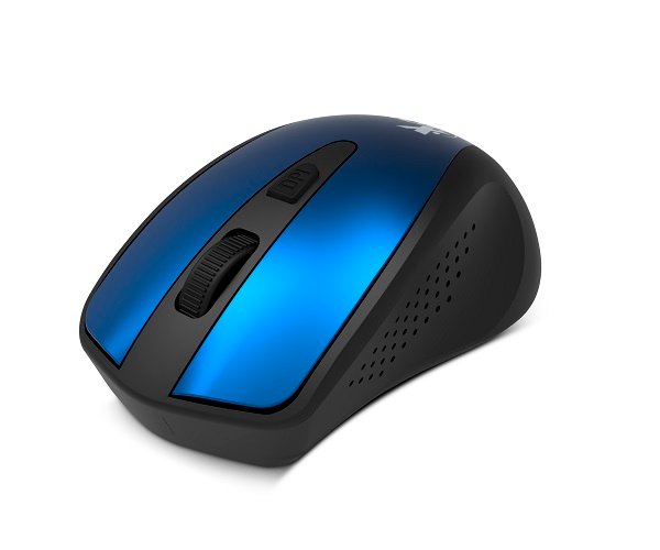 MOUSE INALÁMBRICO XTECH XTM-315BL – 4 BOTONES – 1600 DPI – AZUL