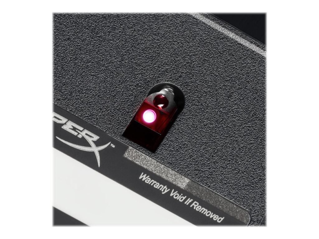 MOUSE HYPERX PULSEFIRE CORE – 7 BOTONES – 3200 PPP – CABLEADO – NEGRO