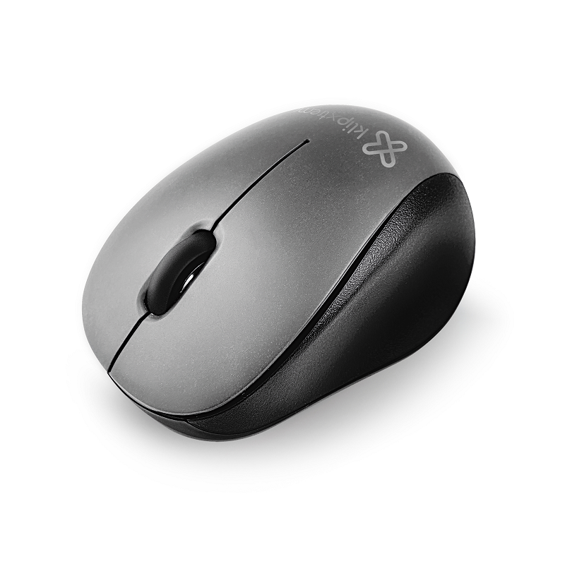 MOUSE BLUETOOTH KLIP XTREME KMB-001GR – 3 BOTONES – 1600 DPI – NEGRO/GRIS