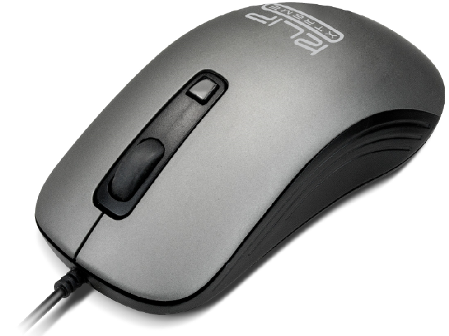 MOUSE KLIP XTREME KMO-111 – ALÁMBRICO USB – 1600 DPI – GRIS