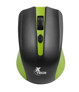 MOUSE INALÁMBRICO XTECH XTM-310GN – 2.4 GHZ – 1600 DPI – VERDE