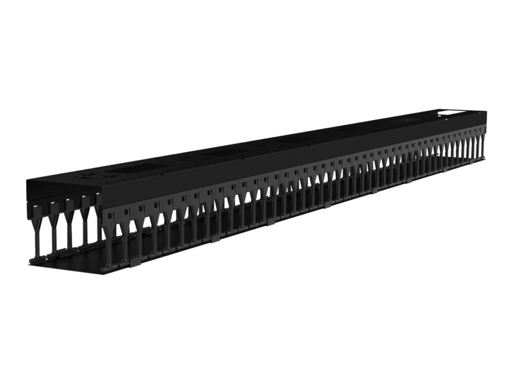 ORGANIZADOR VERTICAL DE CABLES NEXXT SOLUTIONS NPM-DV7FB – 213 CM – NEGRO