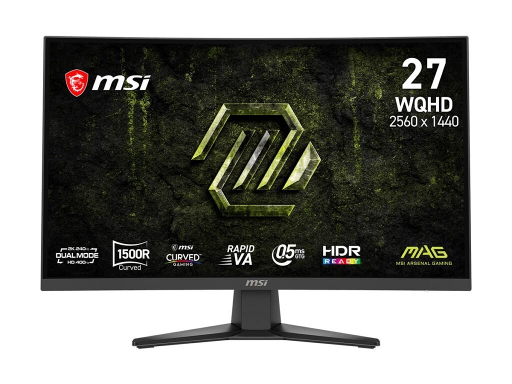 MONITOR MSI MAG275CQDF X24 27" – 2560 X 1440 – HDMI – DISPLAYPORT