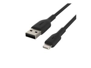 CABLE BELKIN BOOSTCHARGE USB-A A LIGHTNING – 1 M – NEGRO