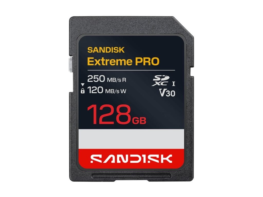 TARJETA SDXC SANDISK EXTREME PRO 128GB – UHS-I – 250 MB/S – 4K