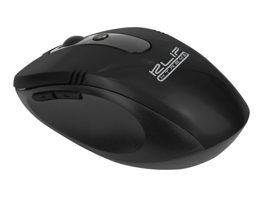 MOUSE INALÁMBRICO ERGONÓMICO KLIP XTREME VECTOR KMW-330 – 6 BOTONES – NEGRO