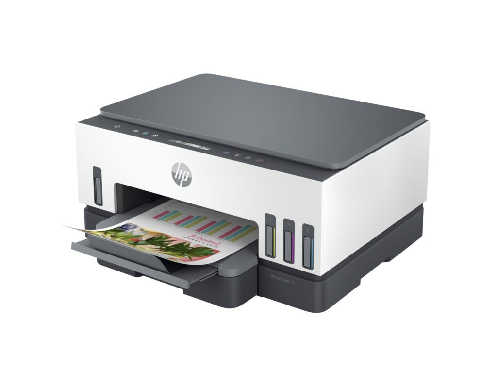 IMPRESORA MULTIFUNCIONAL HP SMART TANK 720 – TINTA RECARGABLE – 15 PPM – COLOR