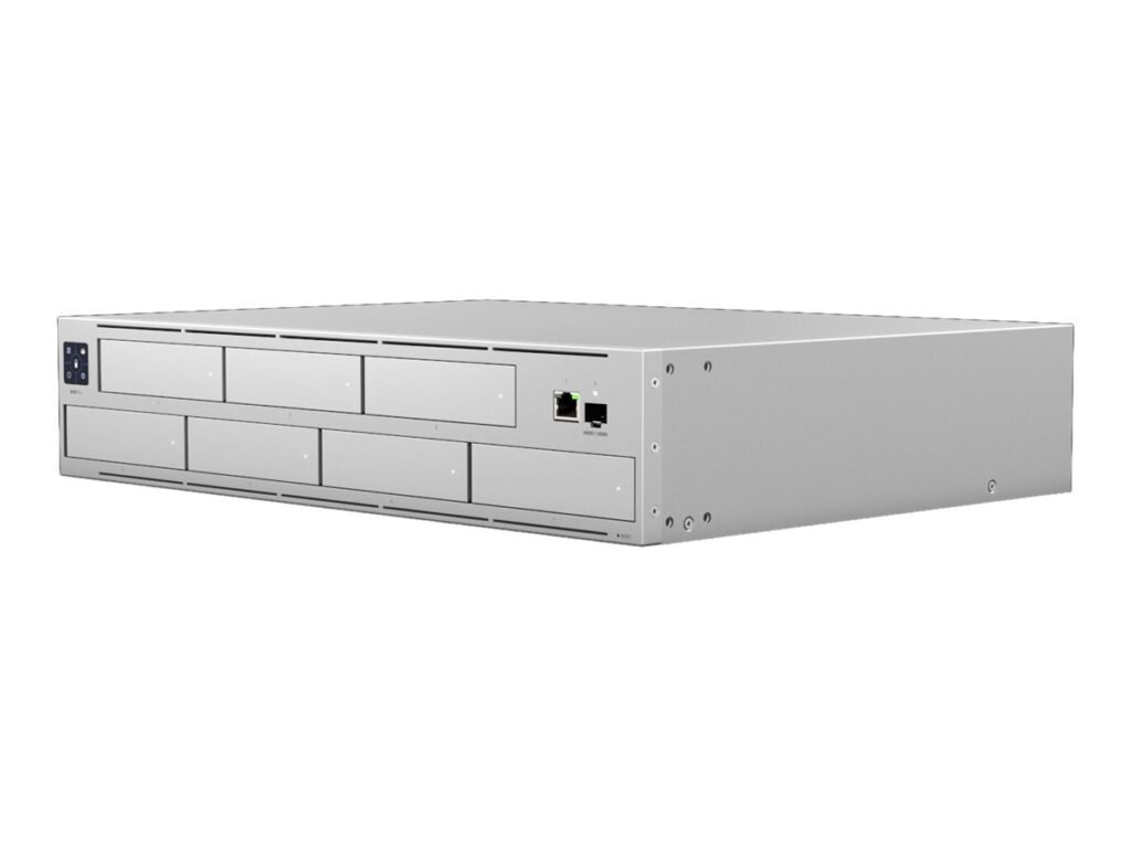 GRABADOR NVR UBIQUITI UNIFI PROTECT UNVR-PRO – EN RED – 2U PARA RACK – SFP+ 10GB