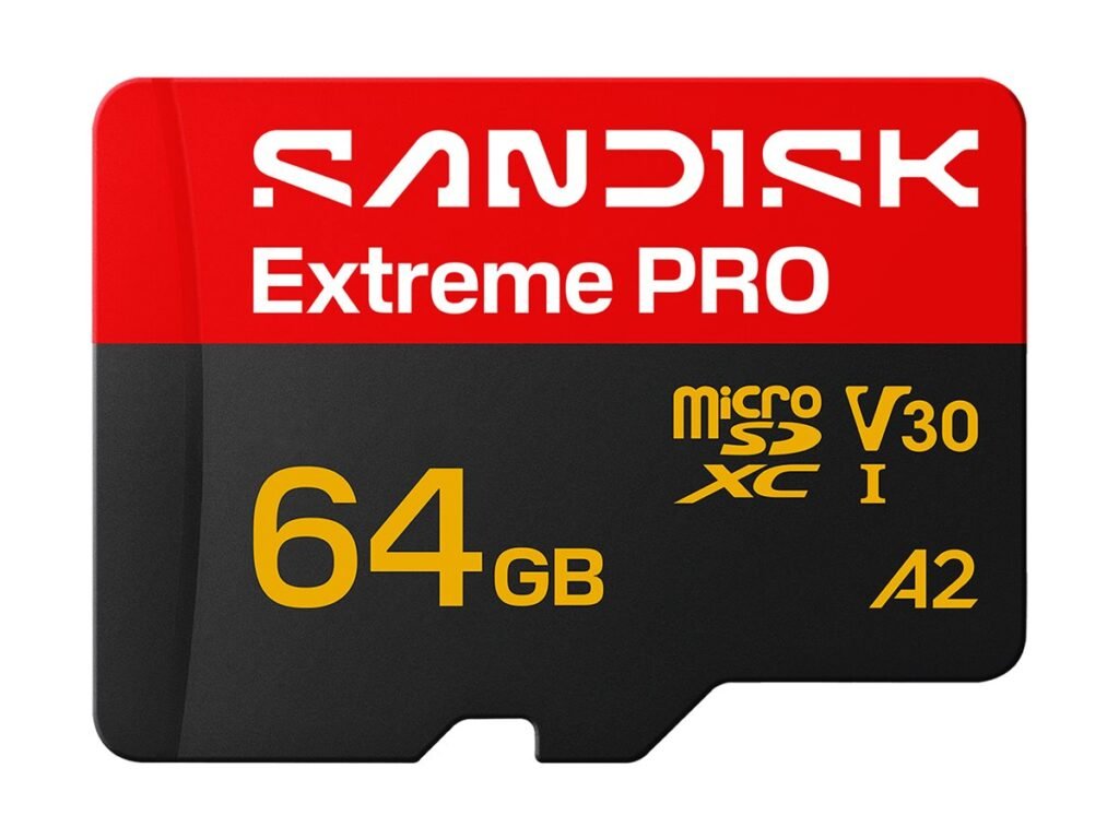 TARJETA MICROSDXC SANDISK EXTREME PRO – 64GB – UHS-I – 200MB/S – 4K