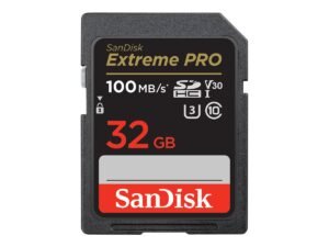 TARJETA SDHC SANDISK EXTREME PRO – 32GB – UHS-I U3 – V30