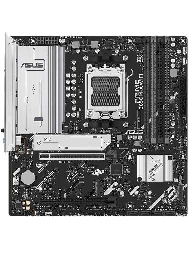 TARJETA MADRE ASUS PRIME B850M-A WIFI – MICRO ATX – AMD B850