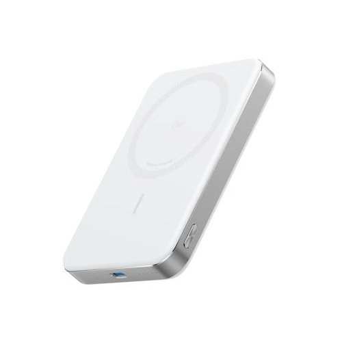 BATERÍA EXTERNA ANKER MAGGO 10K DELGADA – MAGNÉTICA INALÁMBRICA – BLANCO