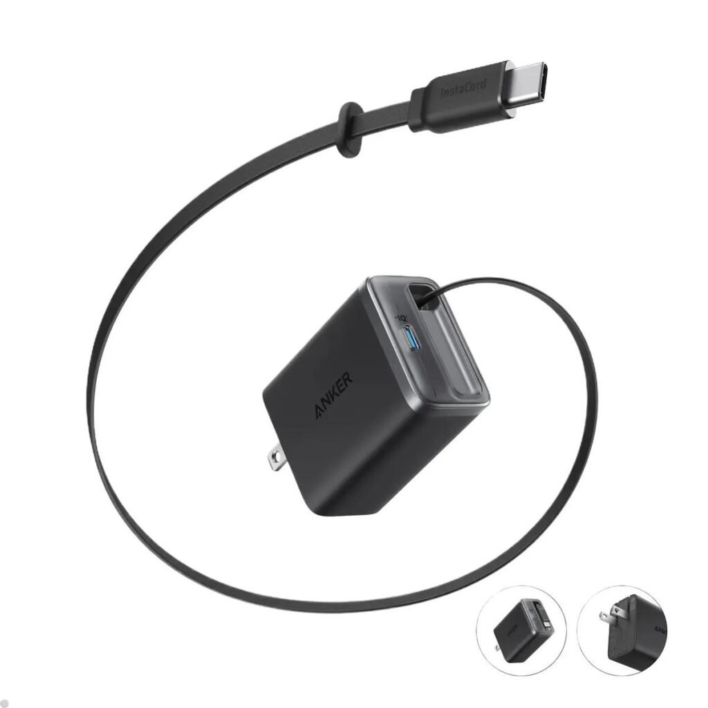 CARGADOR ANKER NANO – 35W – CABLE INTEGRADO – A2658J11