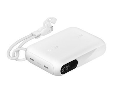 POWER BANK BELKIN CON PANTALLA – 20W – BLANCO
