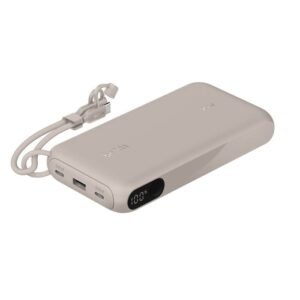 POWER BANK BELKIN BOOSTCHARGE 20.000 MAH – CON PANTALLA – 20W – ARENA