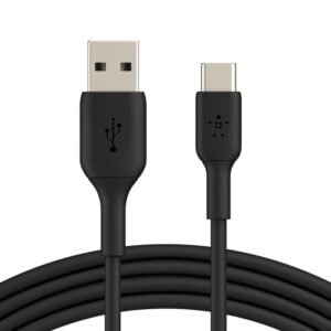CABLE BELKIN BOOSTCHARGE CAB001BT1MBK – USB-C A USB-A – 1 M – NEGRO
