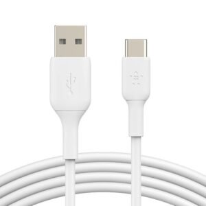 CABLE BELKIN BOOSTCHARGE CAB001BT1MWH – USB-C A USB-A – 1 M – BLANCO