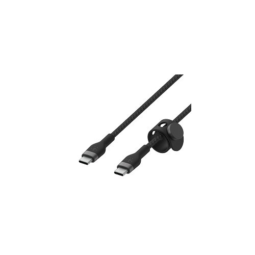 CABLE BELKIN BOOSTCHARGE USB-C A USB-C – 2 M – TRENZADO – NEGRO