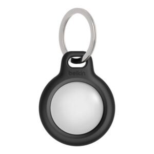 SOPORTE DE SEGURIDAD BELKIN CON ARGOLLA PARA AIRTAG – NEGRO