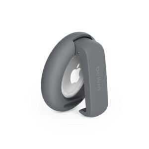 CARCASA PROTECTORA BELKIN CON CLIP PARA AIRTAG – GRIS OSCURO