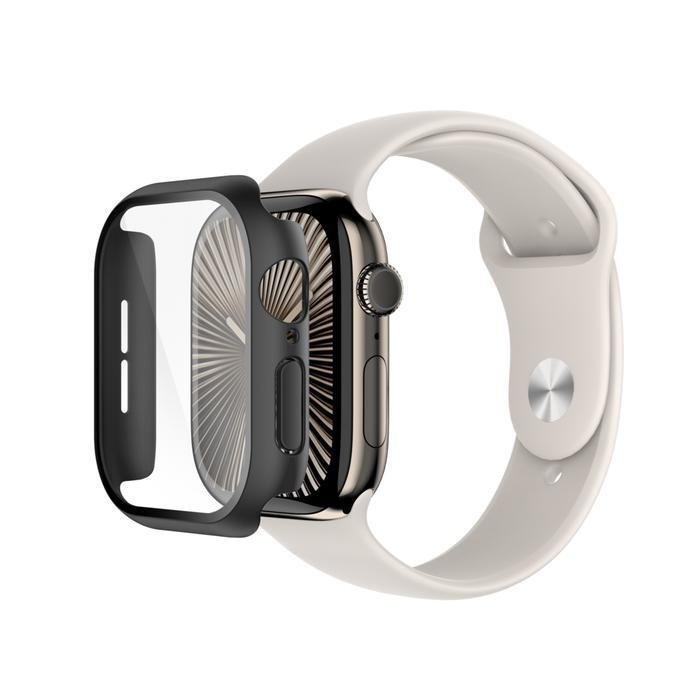 BUMPER BELKIN CLEAR PARA APPLE WATCH SERIES 10 46MM – NEGRO