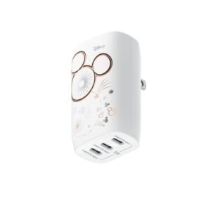 CARGADOR DE PARED BELKIN MICKEY – USB-C – 67W – 3 PUERTOS – PPS – BLANCO