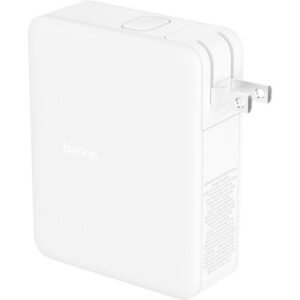 CARGADOR DE PARED BELKIN BOOSTCHARGE PRO 140W GAN – 4 PUERTOS – BLANCO