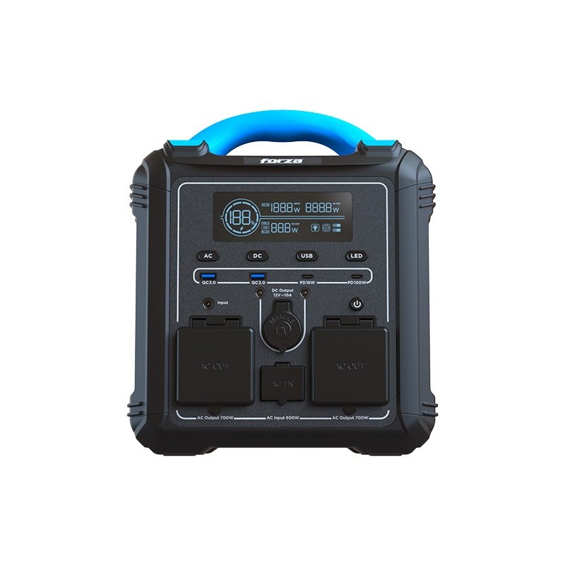 RESPALDO DE BATERÍA FORZA TITAN FPP-T700 – 700W – 2 AC / 8 DC