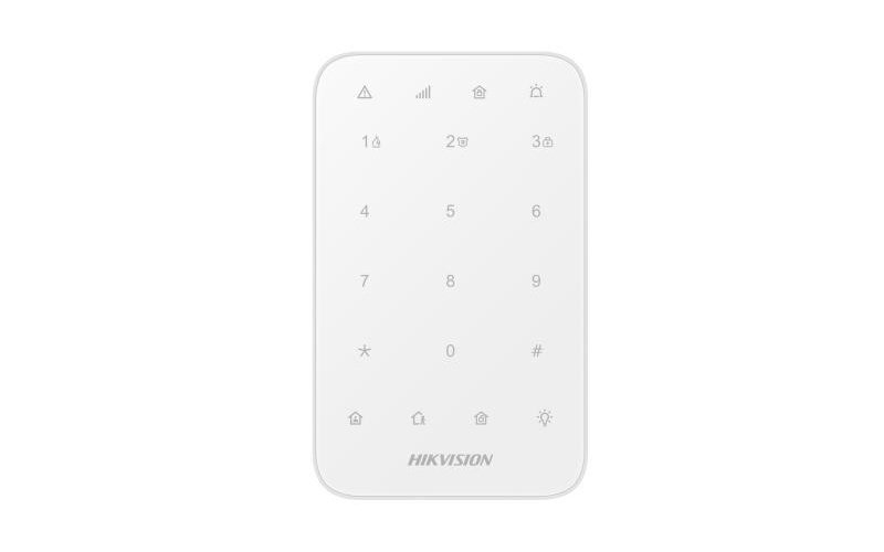 TECLADO INALÁMBRICO HIKVISION DS-PK1-E-WB – 433 MHZ – BLANCO