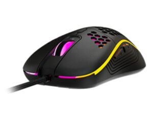 MOUSE GAMER XTECH XTM-620 – 7 BOTONES – DISEÑO PANAL – CABLEADO USB – NEGRO