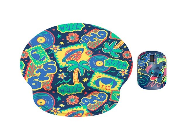 KIT MOUSE Y MOUSEPAD XTECH XTM-DKT1ST – INALÁMBRICO – DISNEY STITCH