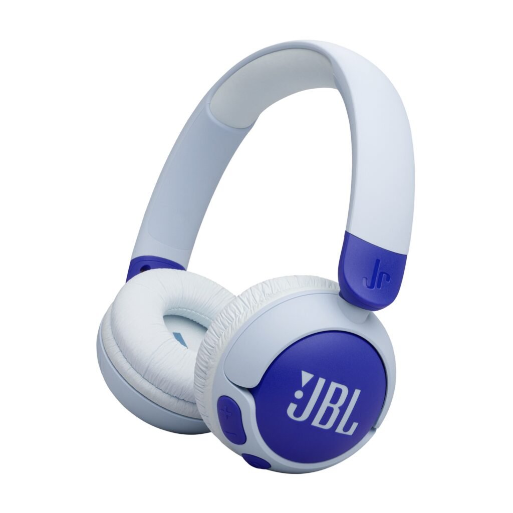 AUDÍFONOS JBL JR 320 BT – DIADEMA INALÁMBRICOS – BLUETOOTH 5.3 – AZUL