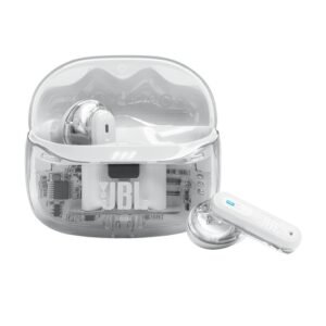 AUDÍFONOS JBL TUNE BEAM 2 – INTRAAURICULARES – HASTA 12 H – GHOST WHITE