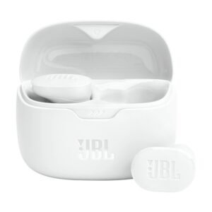 AUDÍFONOS JBL TUNE BUDS – CANCELACIÓN ACTIVA DE RUIDO – MICRÓFONO – BLANCO