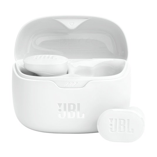 AUDÍFONOS JBL TUNE BUDS – CANCELACIÓN ACTIVA DE RUIDO – MICRÓFONO – BLANCO