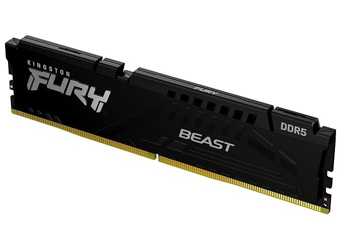 MEMORIA RAM KINGSTON FURY BEAST 16GB DDR5 – 5600 MT/S – CL40 – NEGRO