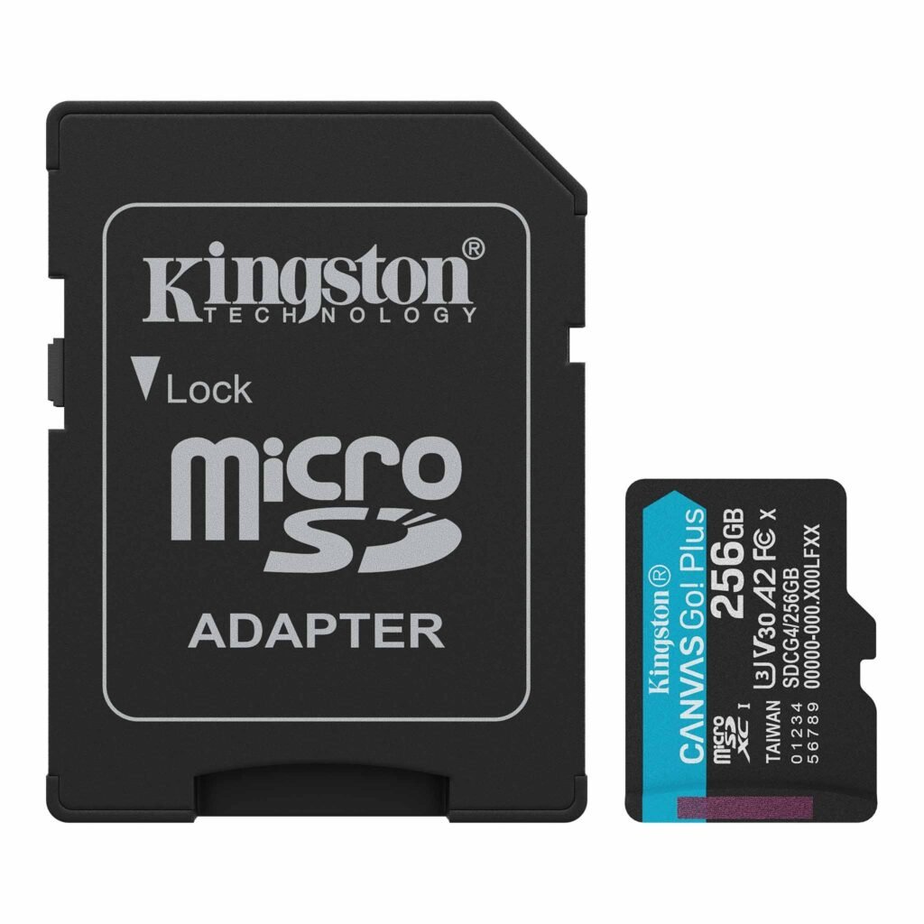 TARJETA MICROSDXC KINGSTON CANVAS GO PLUS 256GB – UHS-I