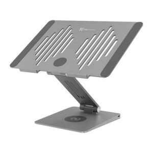 SOPORTE PARA LAPTOP KLIP XTREME KDA-500 CON DOCKING – USB-C – GRIS ESPACIAL
