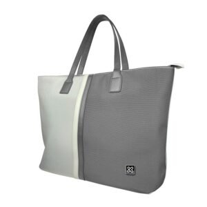 BOLSO PARA LAPTOP KLIP XTREME KLB-461 15.6" – DAMA – GRIS Y BLANCO