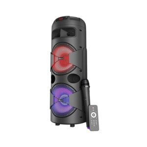 PARLANTE KLIP XTREME KLS-601 – 2 X 8" – BATERÍA – MICRÓFONO INALÁMBRICO