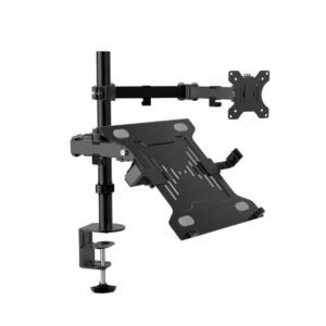 SOPORTE DE ESCRITORIO PARA MONITOR Y LAPTOP KLIP XTREME KMM-301 – 13" A 32" – NEGRO